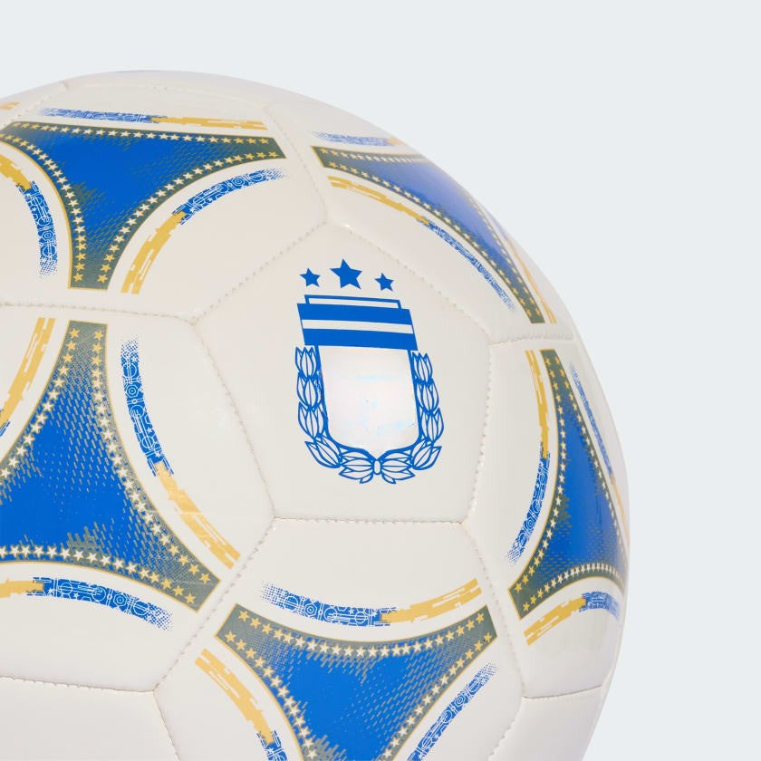 Pelota25 Club White / Glow Blue / Gold Metallic