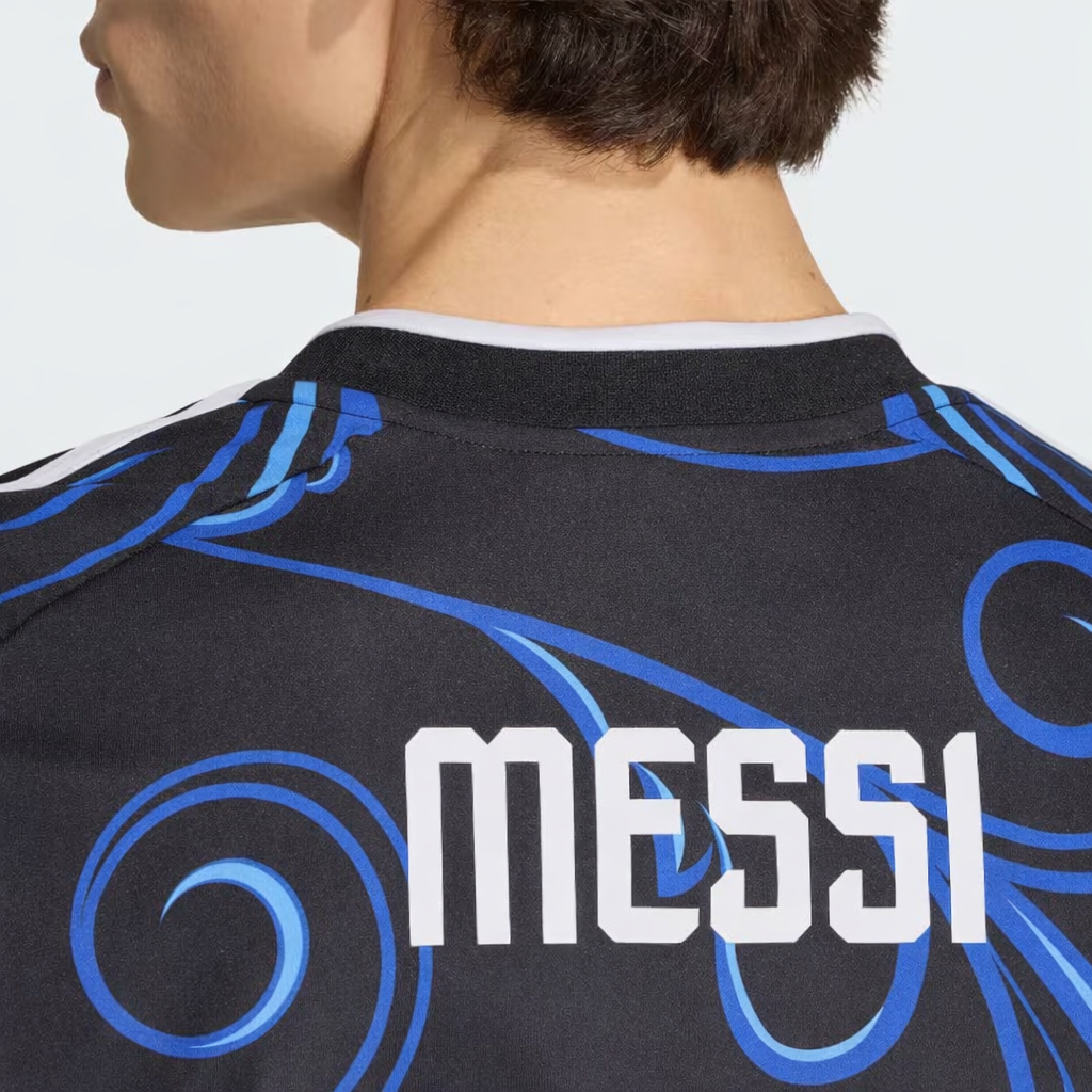 Camiseta Alternativa Selección Argentina 26 Messi Black / Lucid Blue / Blue Burst