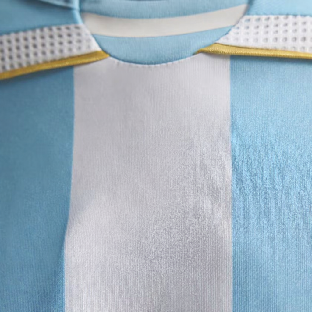 Camiseta Titular Selección Argentina 2006 White / Clear Blue