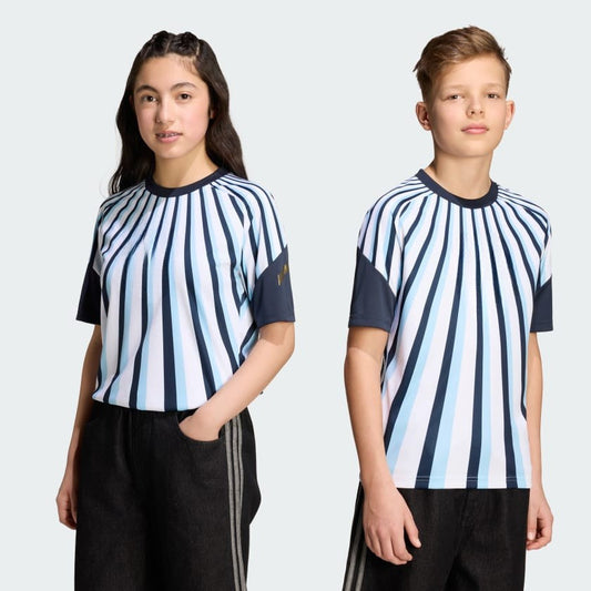 Camiseta Titular Prepartido Selección  26 Niños White