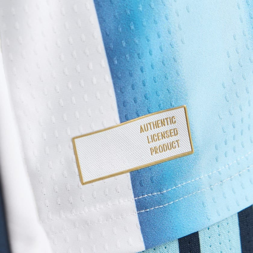 Camiseta Titular Selección 26 Manga Larga Versión Jugador White / Icey Blue / Light Blue