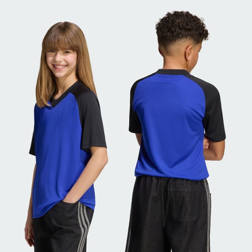 Camiseta Alternativa Prepartido Selección 26 Niños Lucid Blue