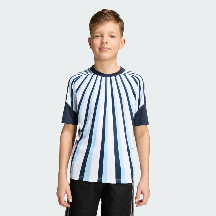 Camiseta Titular Prepartido Selección  26 Niños White