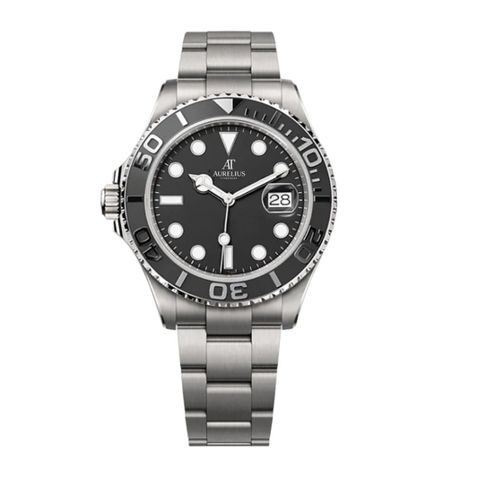 Sport 42 – Black Dial | Rubber Strap & Matte Ceramic Bezel