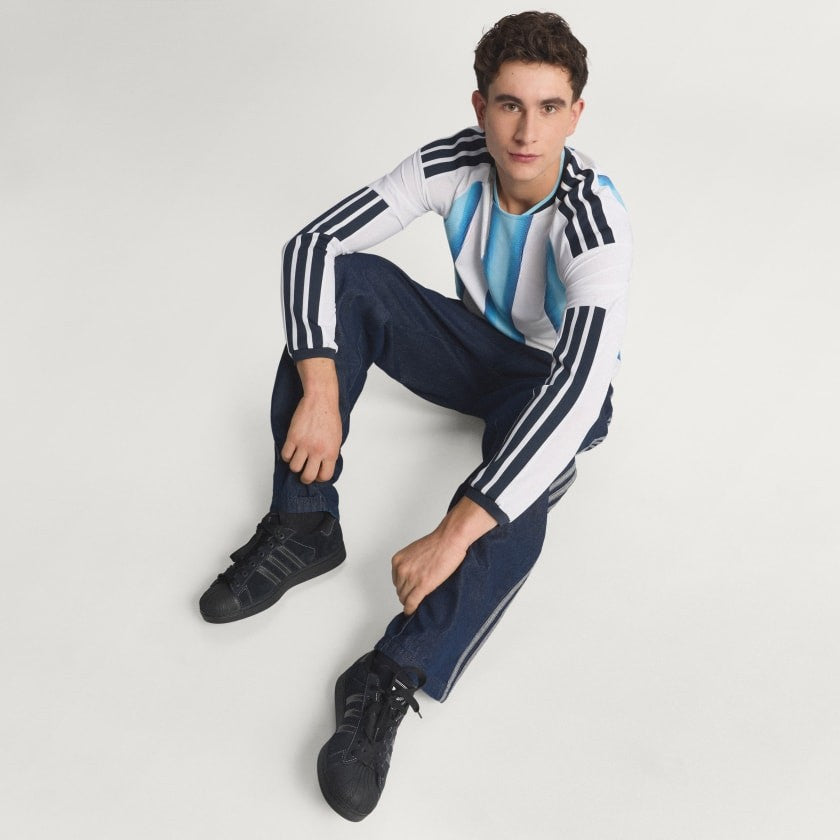 Camiseta Titular Selección 26 Manga Larga Versión Jugador White / Icey Blue / Light Blue