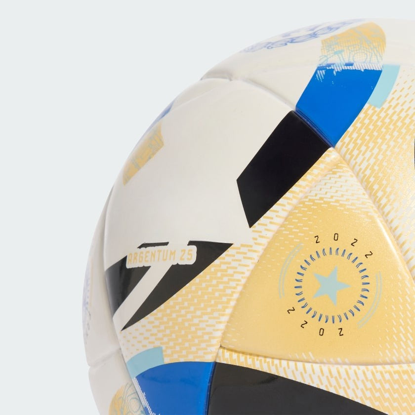 Mini pelota 25 White / Icey Blue / Glow Blue / Black