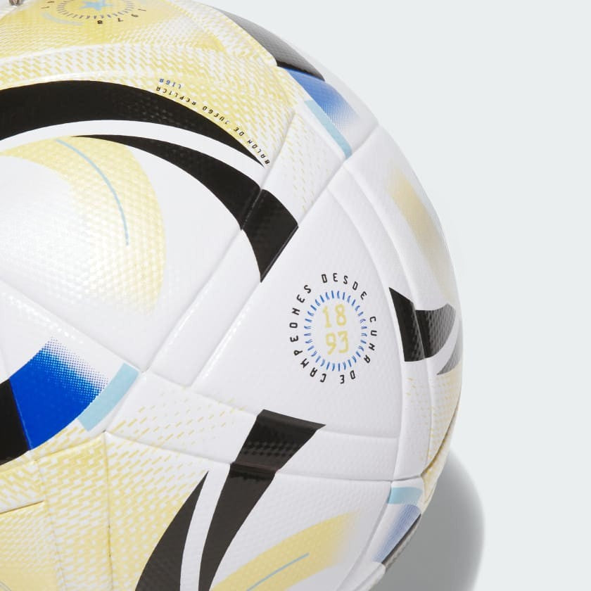 Pelota de la Liga 25 White / Icey Blue / Glow Blue / Black