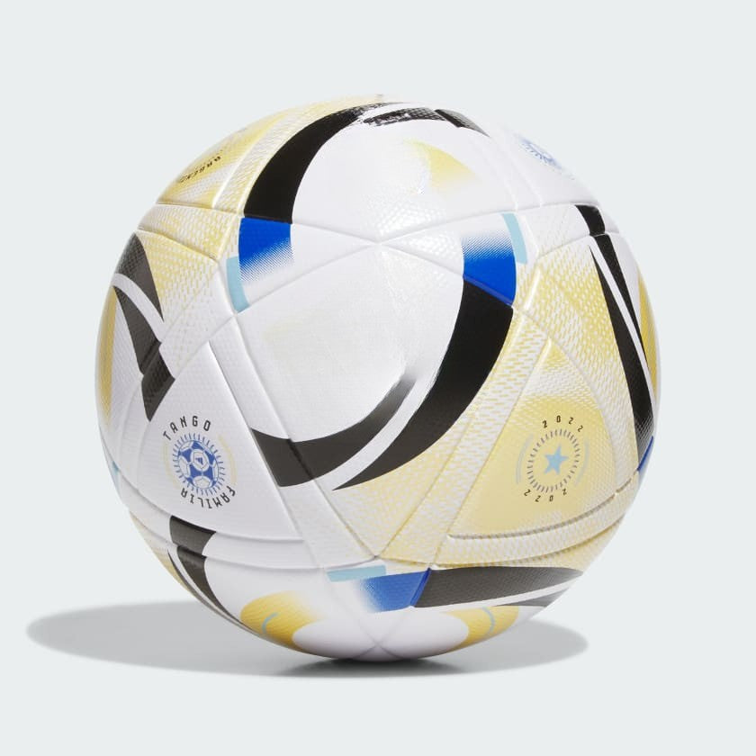 Pelota de la Liga 25 White / Icey Blue / Glow Blue / Black
