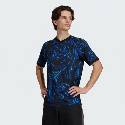 Camiseta Alternativa Selección Argentina 26 Messi Black / Lucid Blue / Blue Burst