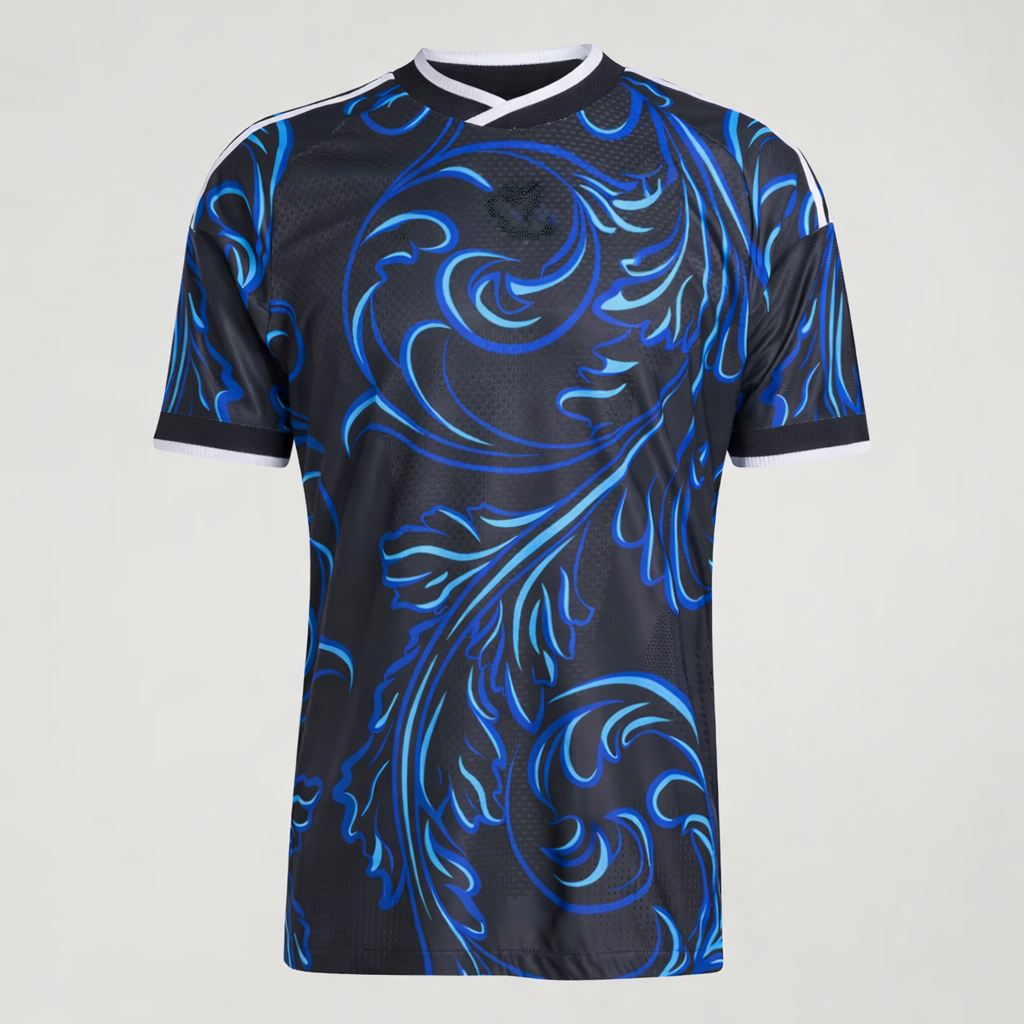 Camiseta Alternativa Selección Argentina 26 Versión Jugador Black / Lucid Blue / Blue Burst