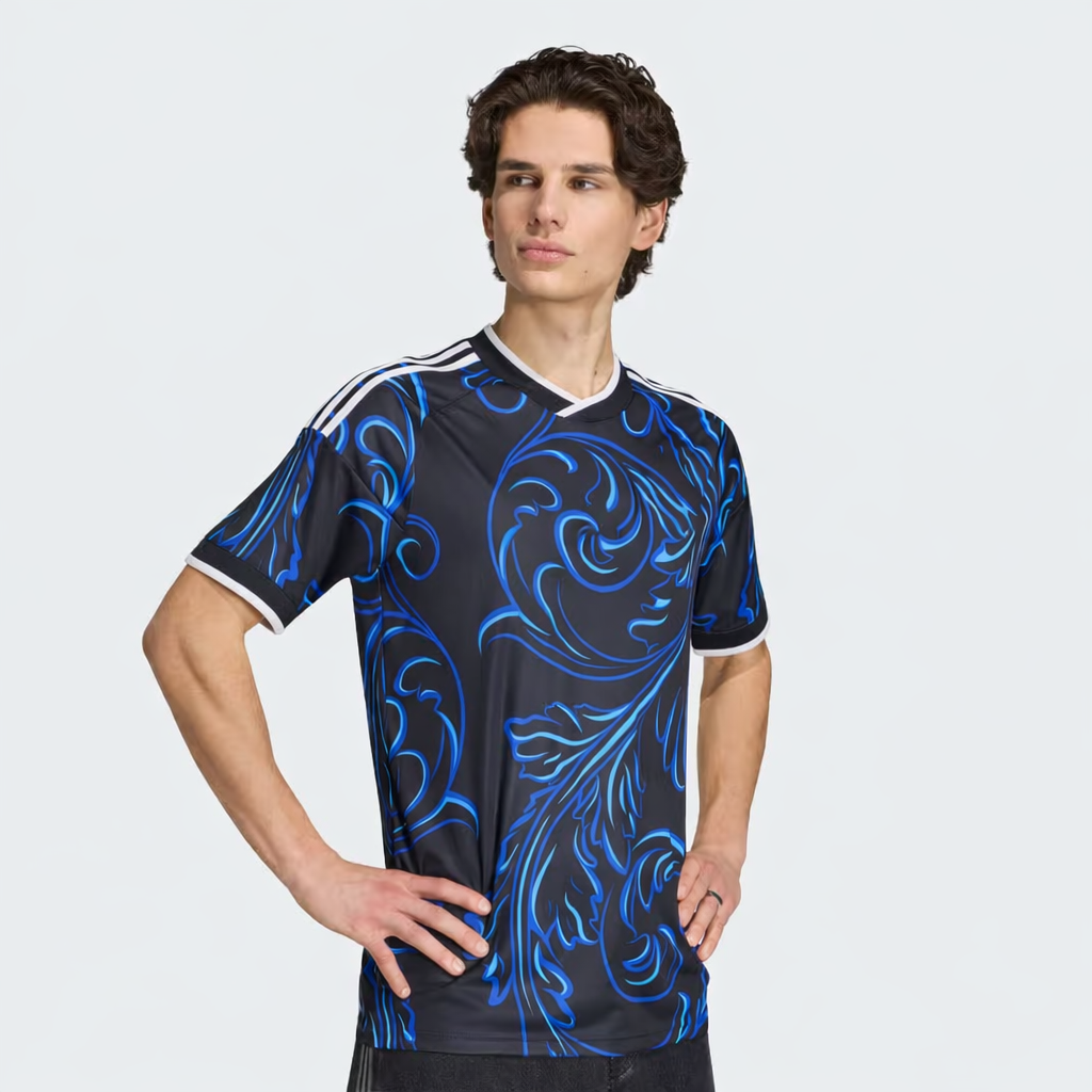 Camiseta Alternativa Selección Argentina 26 Messi Black / Lucid Blue / Blue Burst