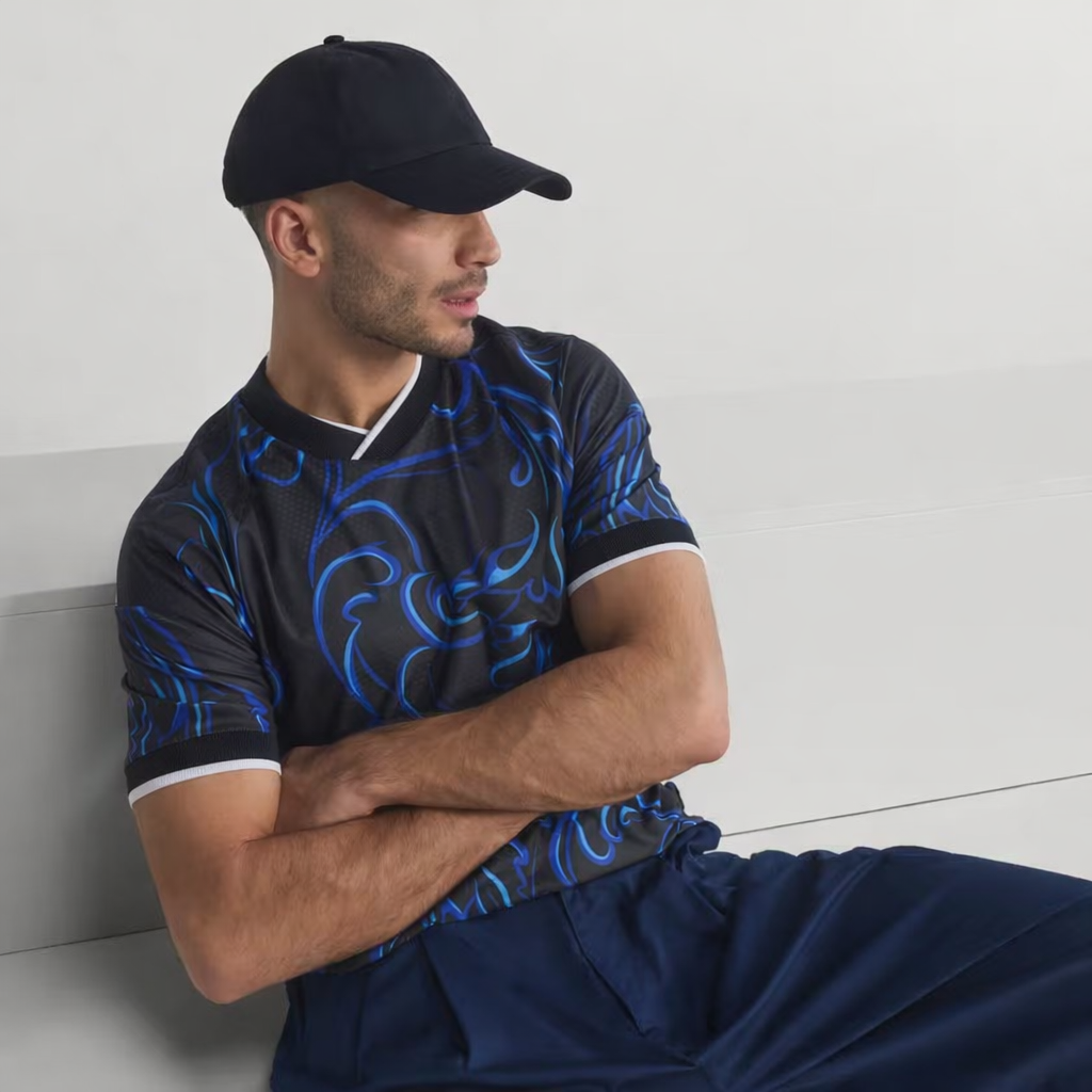 Camiseta Alternativa Selección Argentina 26 Versión Jugador Black / Lucid Blue / Blue Burst