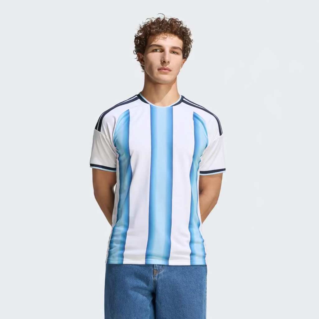 Camiseta Titular de la Selección Argentina 26 White / Icey Blue / Light Blue