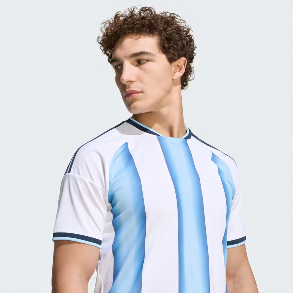 Camiseta Titular de la Selección Argentina 26 White / Icey Blue / Light Blue