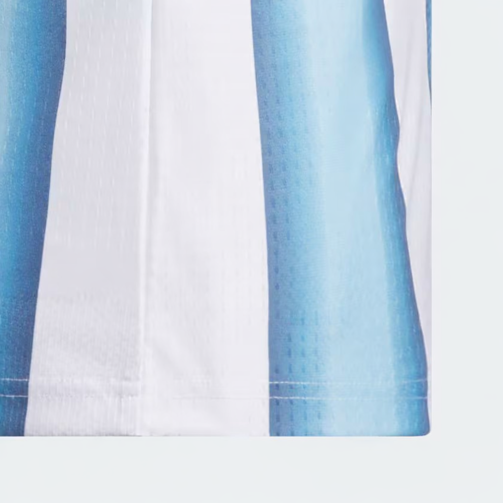 Camiseta Titular Selección Argentina 26 Versión Jugador Niños White / Icey Blue / Light Blue