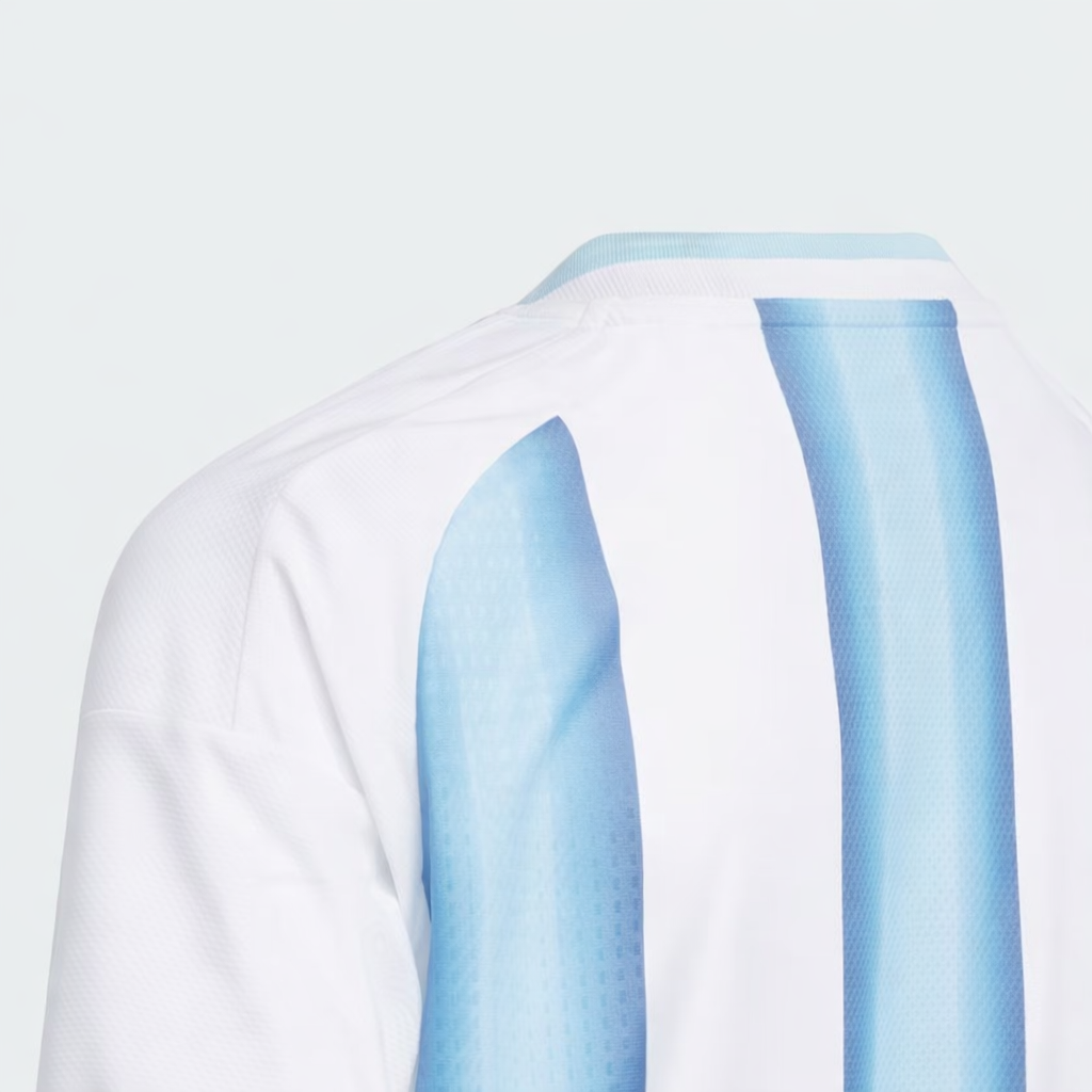 Camiseta Titular Selección Argentina 26 Versión Jugador Niños White / Icey Blue / Light Blue