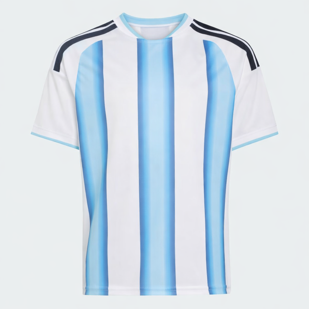 Camiseta Titular Selección Argentina 26 Niños White / Icey Blue / Light Blue
