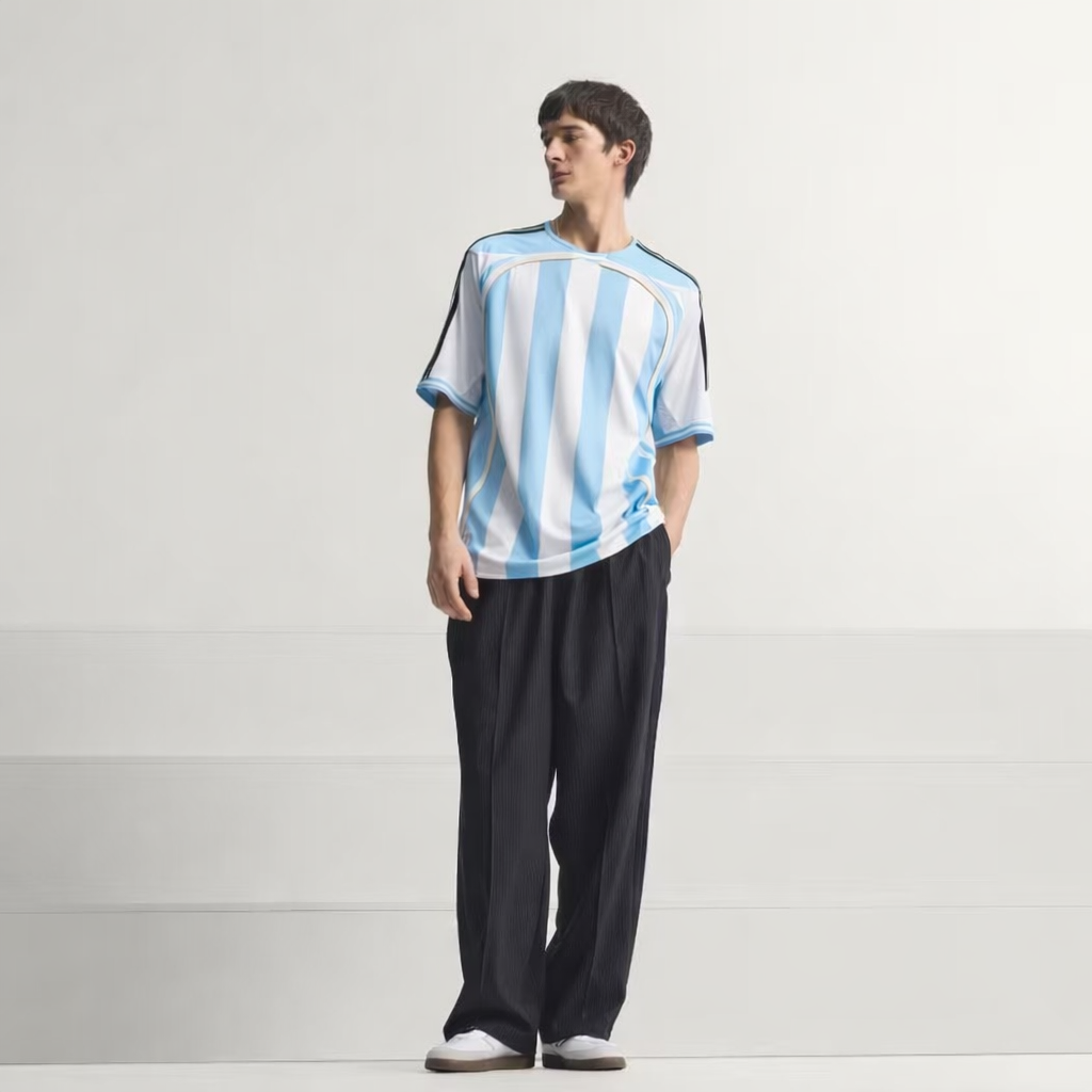 Camiseta Titular Selección Argentina 2006 White / Clear Blue
