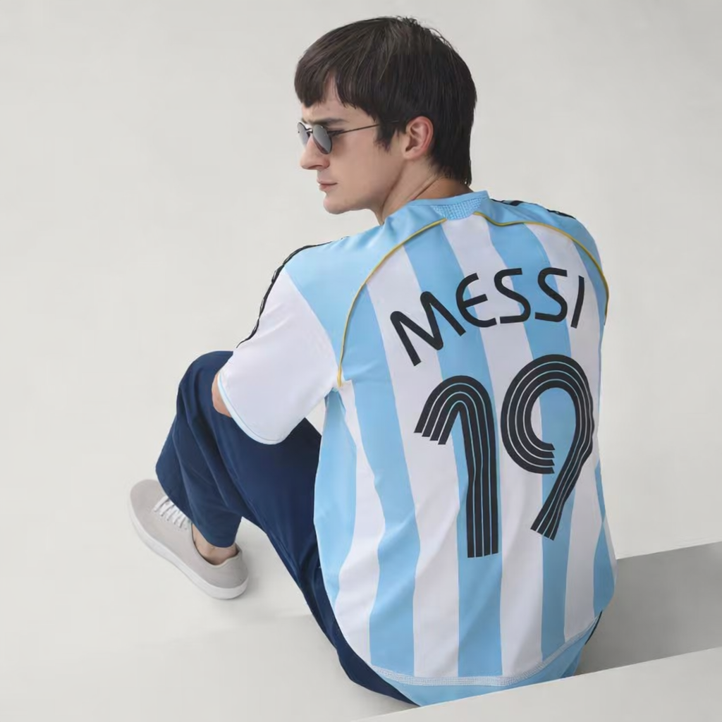 Camiseta Titular Selección Argentina 2006 Messi White