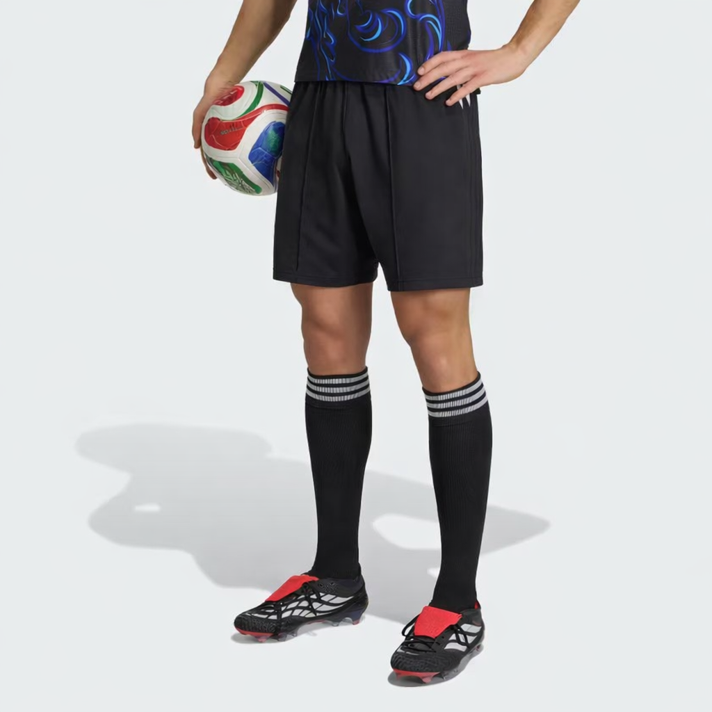 Shorts Alternativos Selección Argentina 26 Versión Jugador Black / White