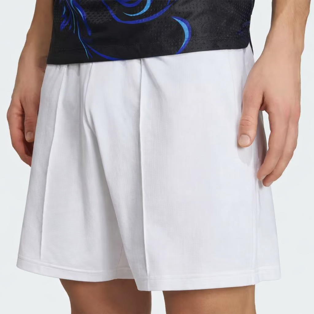 Shorts Alternativos Selección Argentina 26 Versión Jugador White / Lucid Blue