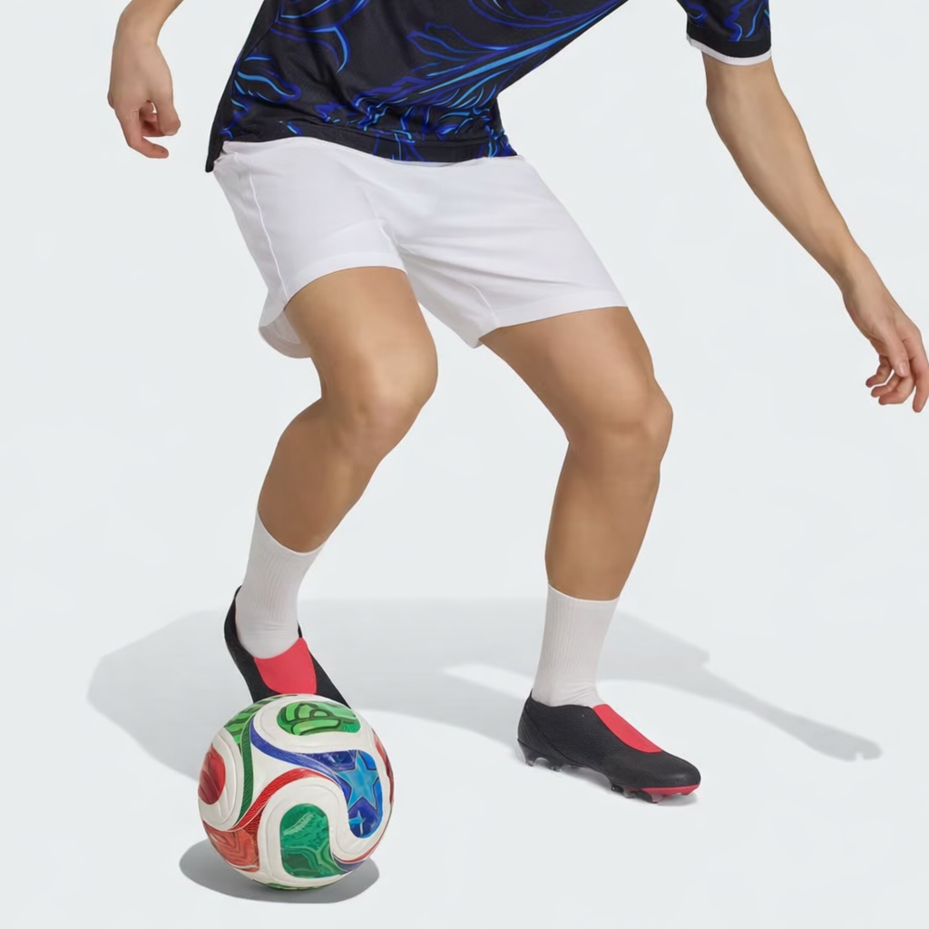 Shorts Alternativos Selección Argentina 26 Versión Jugador White / Lucid Blue