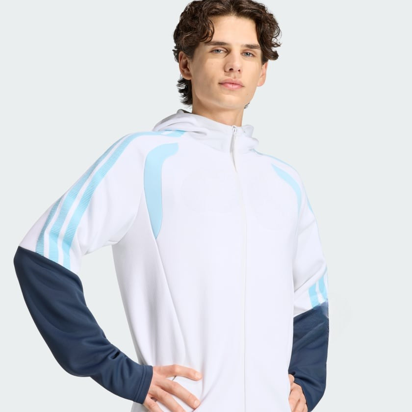 Buzo con Capucha Tiro Pro Selección 26 White