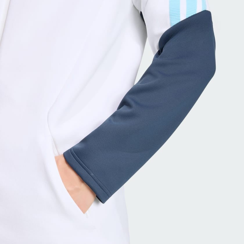 Buzo con Capucha Tiro Pro Selección 26 White